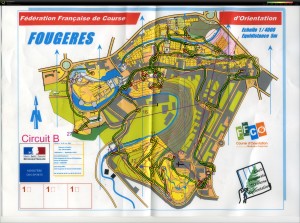 CO sprint de nuit à Fougères